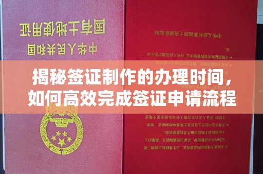 怀仁揭秘签证制作的办理时间，如何高效完成签证申请流程